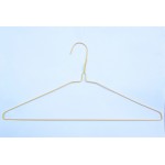 Strong Coloured Wire Coat Hangers (13G) 16"/40cm Yellow Metal Clothes extra strong